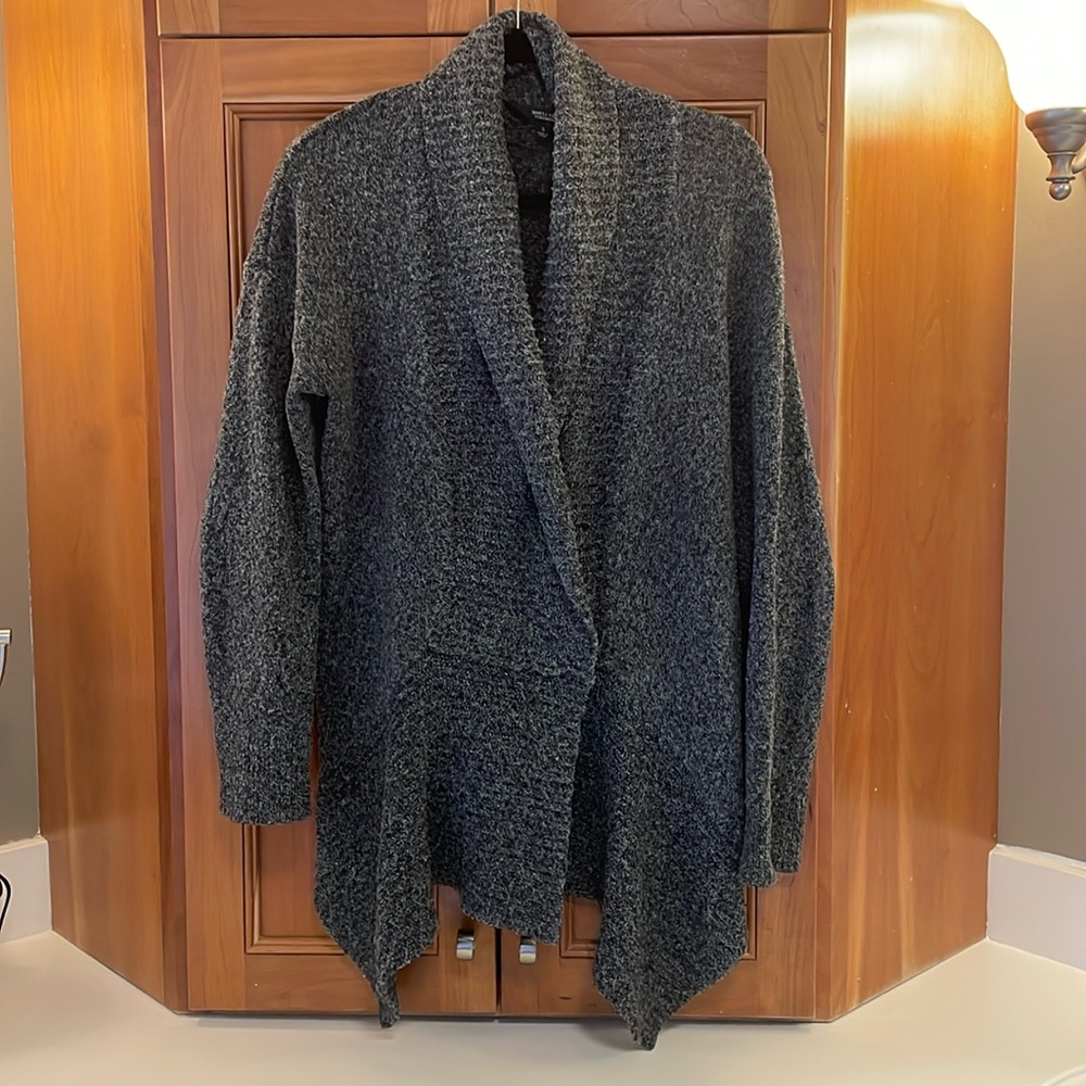 Vera Wang Gray Black Cardigan Women’s Small